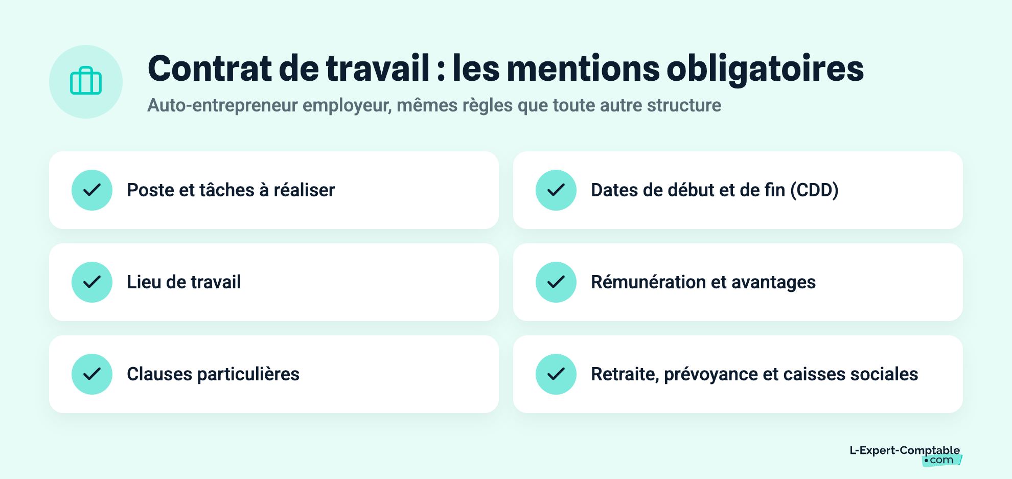 Contrat de travail : les mentions obligatoires